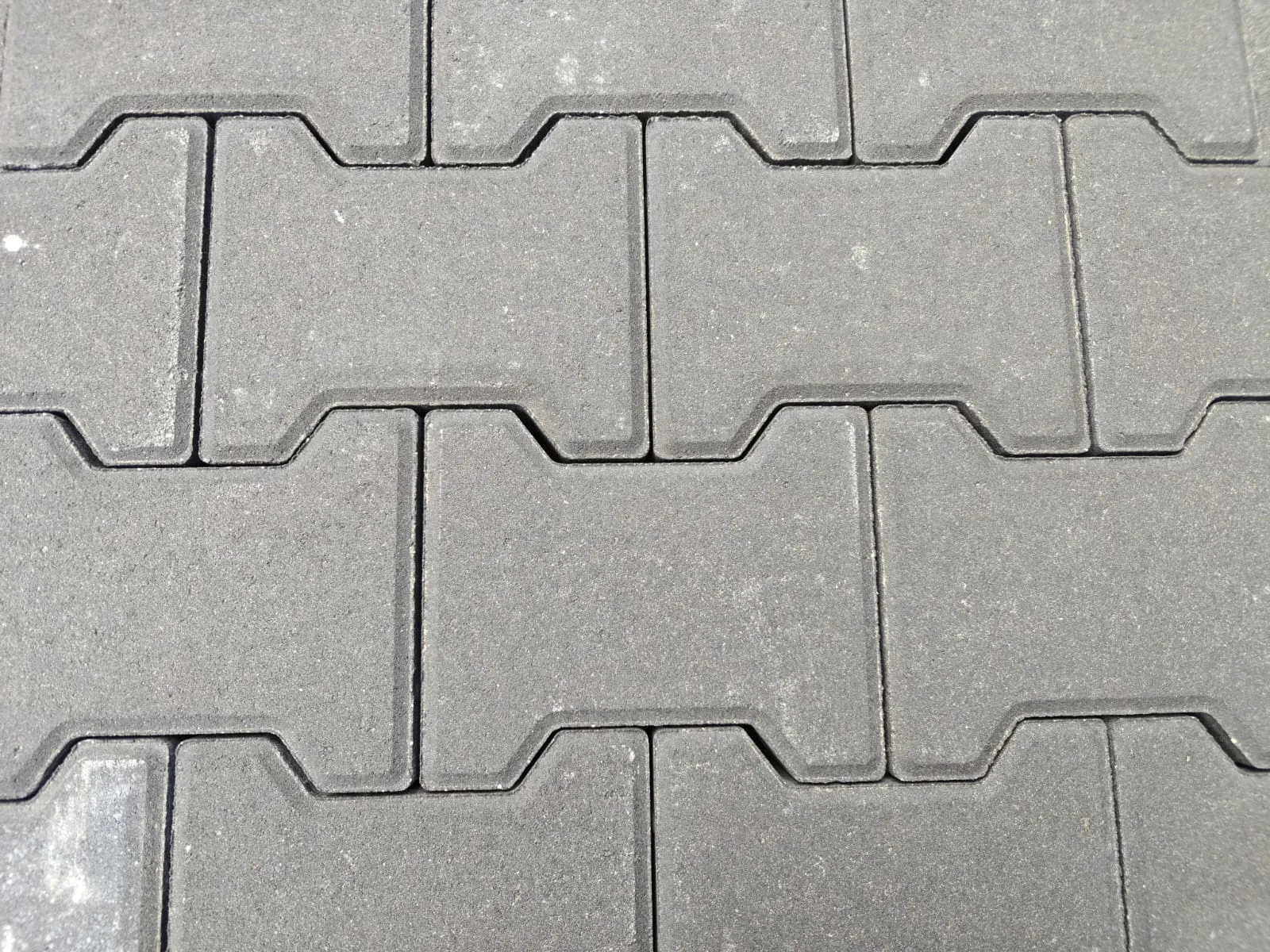 H-verbandsteen 20x16,4/11,7x8 normaal facet antraciet 